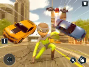 Captura de Pantalla 4 stickman Flying soga Hero Game iphone