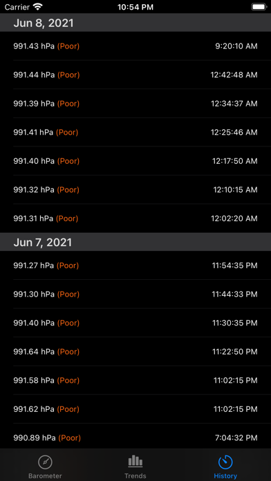 AtmoBarometer Screenshots