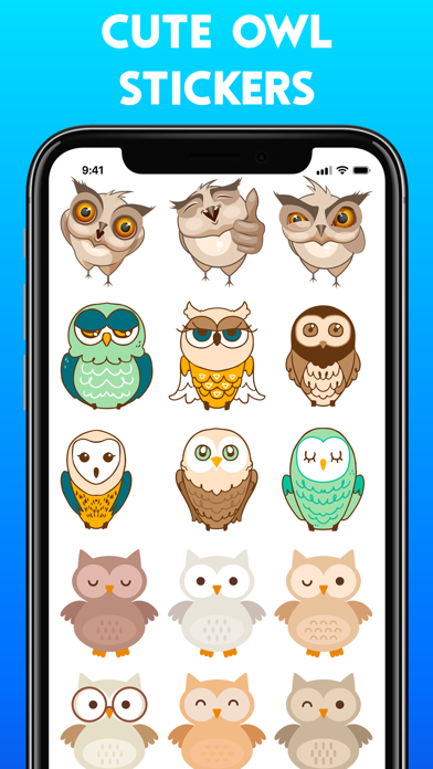 Cute Owl Stickers! screenshot 3