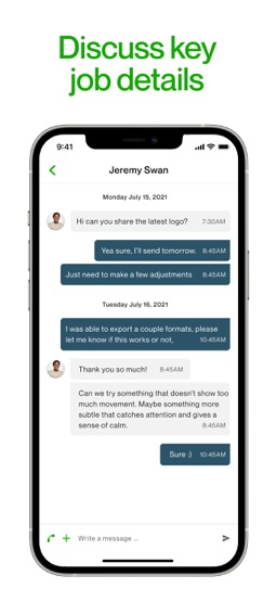 Upwork for Freelancers app screenshot