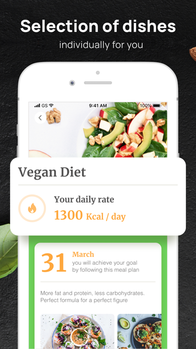 PEP: Vegan - Diet meal plan screenshot 2