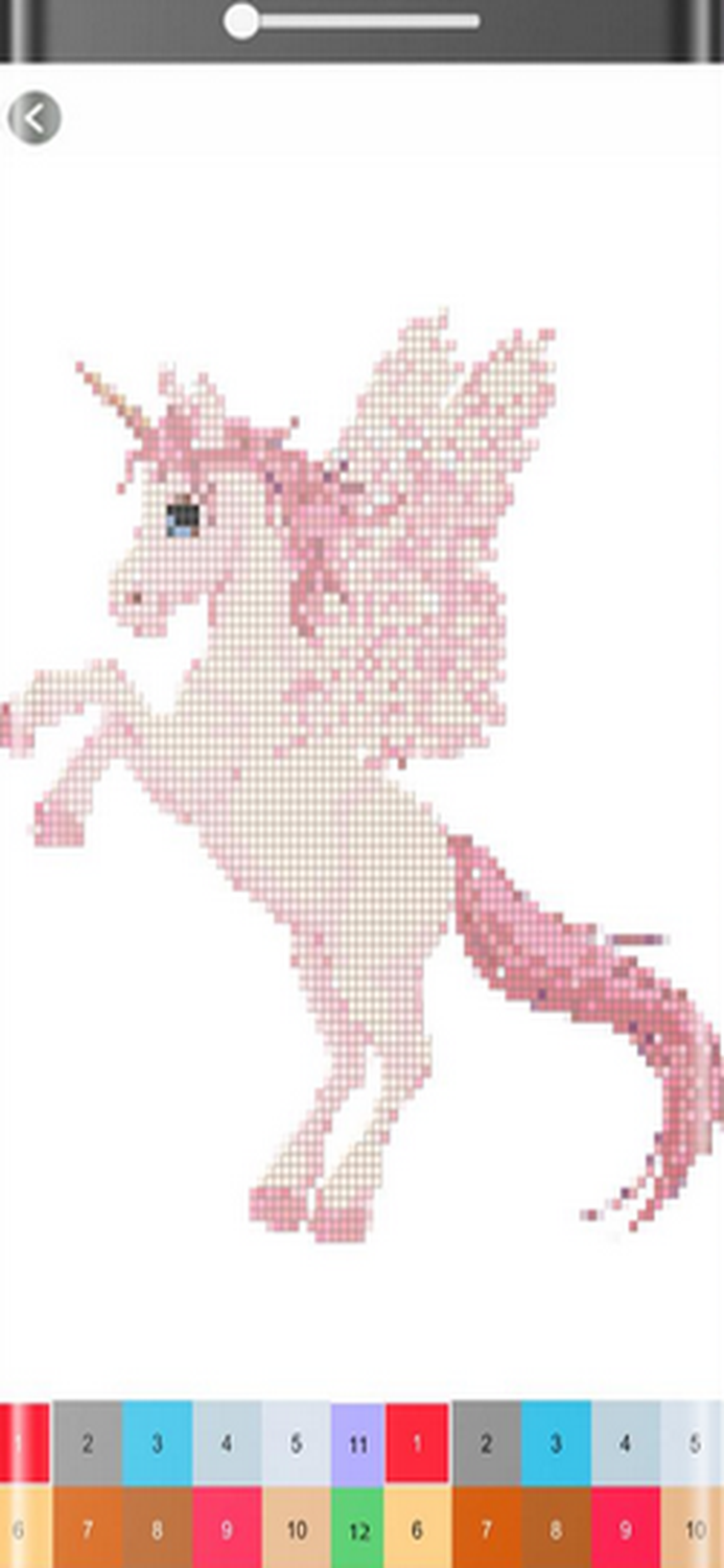 Paint By Number Pixel Art Game