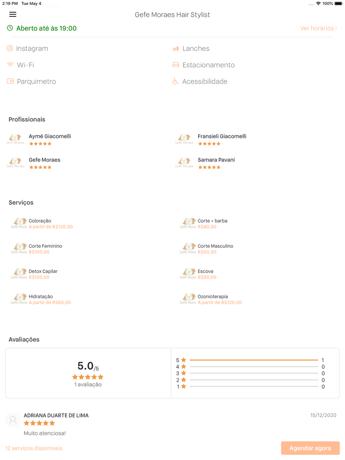 Gefe Moraes Hair Stylist