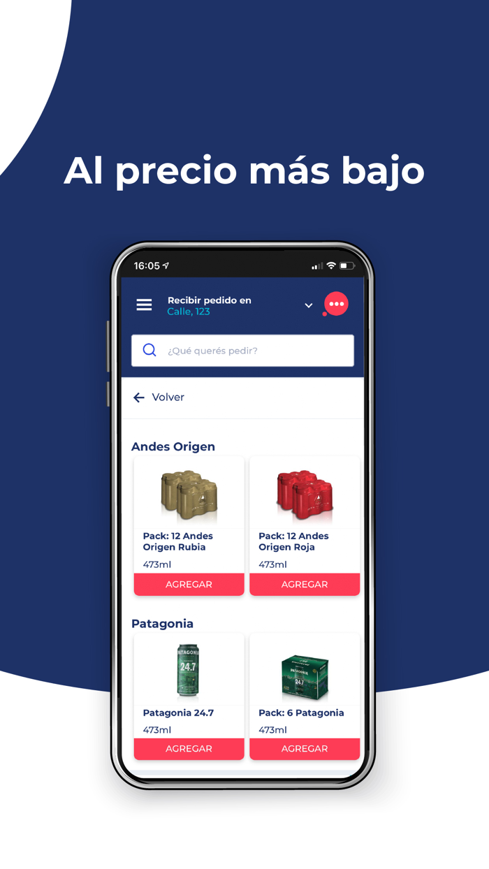 Appbar Delivery Bebidas Frías