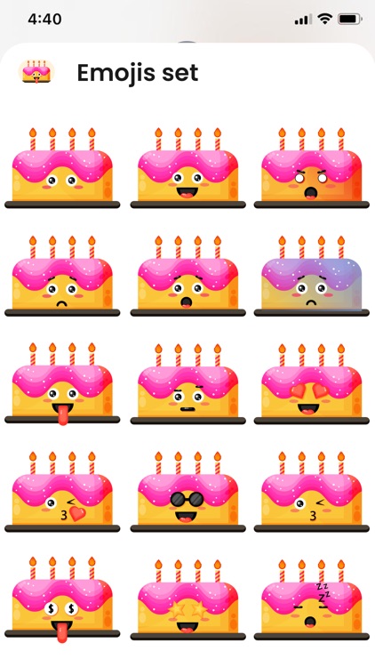 Emojis Set for iMessage