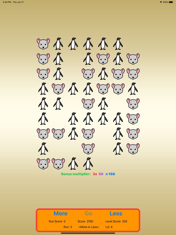 More Or Less Kids Game