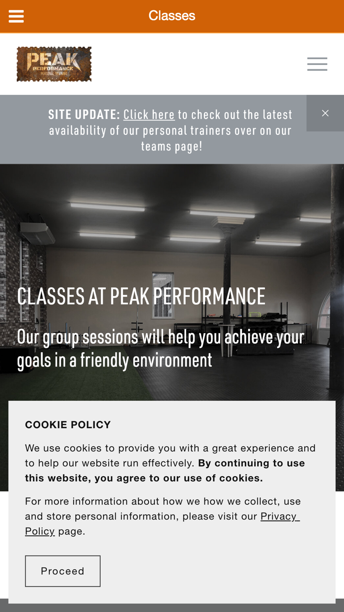 Peak Performance App.
