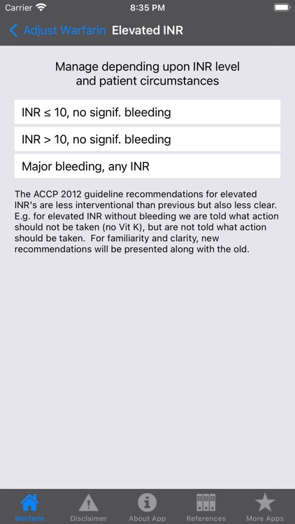 WarfarinGuide screenshot-4