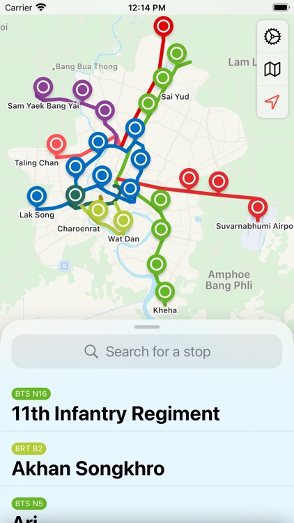 Bangkok Metro Transit Map screenshot-4
