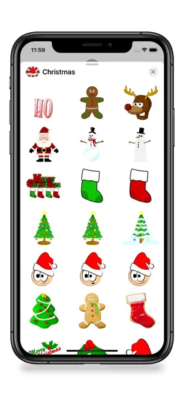 Game screenshot Christmas Silly Fun Stickers mod apk