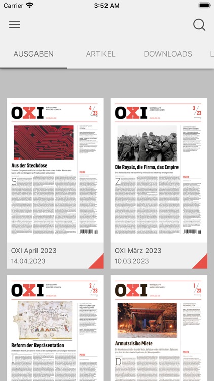 OXI - die Wirtschaftszeitung