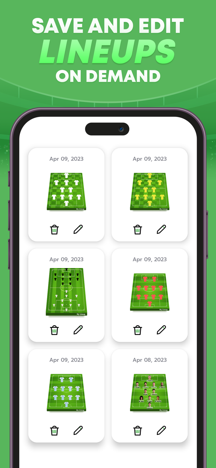 My Lineup Lineup Builder