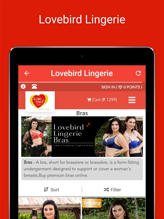 Lovebird Lingerie - Buy Online