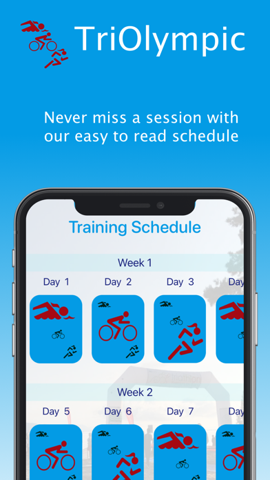 TriOlympic: triathlon training Screenshot