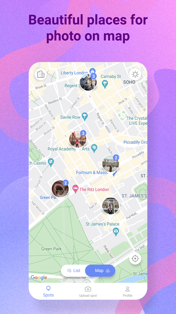 Photoparad - places for photo