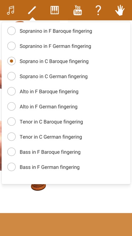 3D Recorder Fingering Chart
