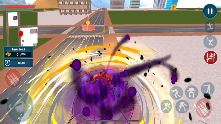 Flying Robot Shooting Games screenshot-3