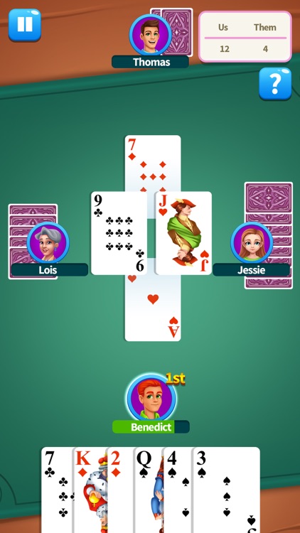 King of Belote Card Game screenshot-6