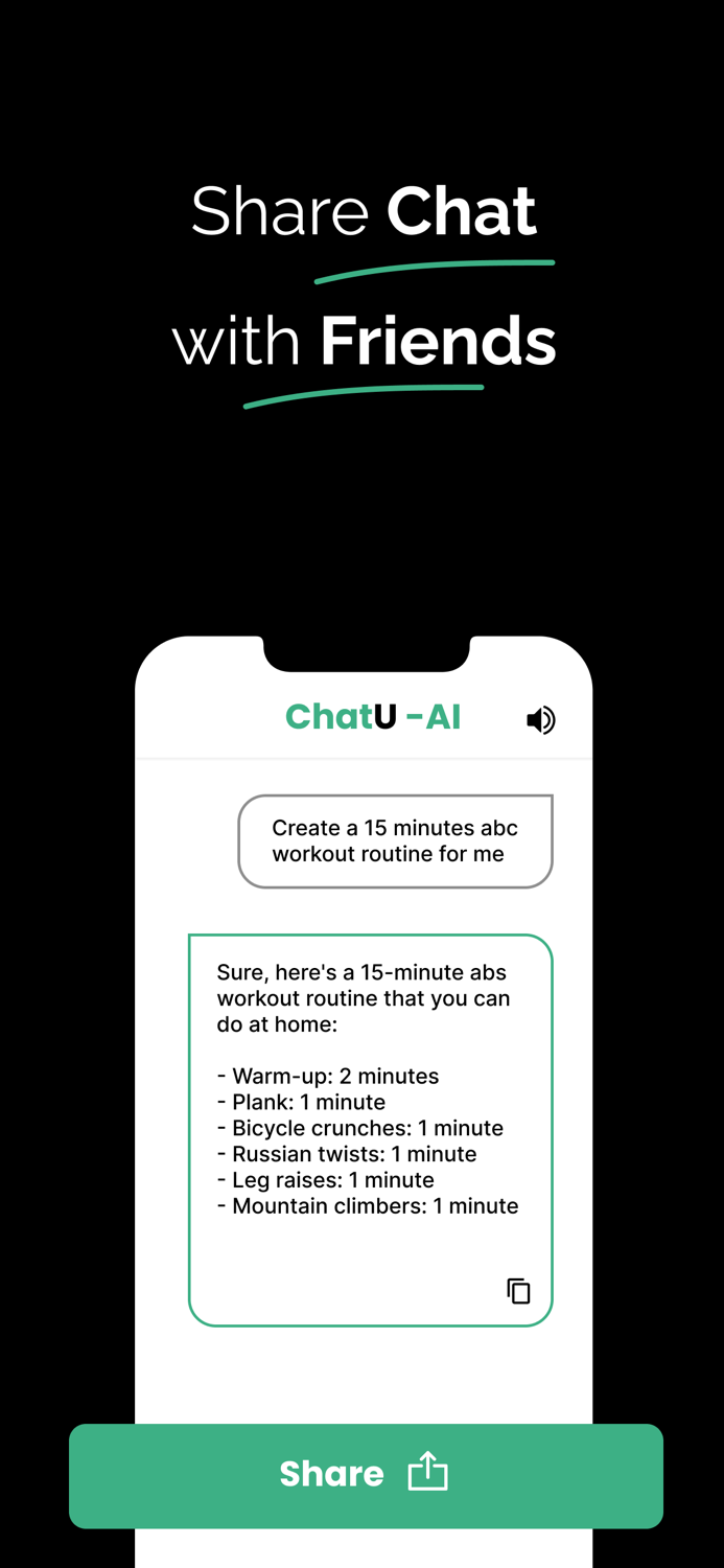 ChatU AI - Chat Bot Assistant