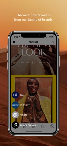 Banana Republic app screenshot