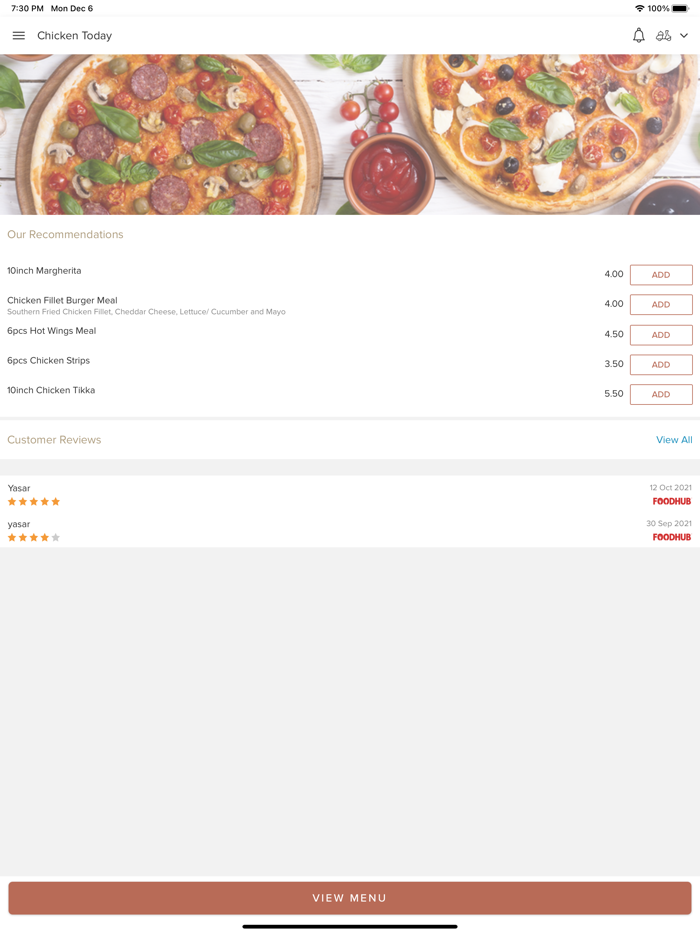 Chicken Today Tinsley.