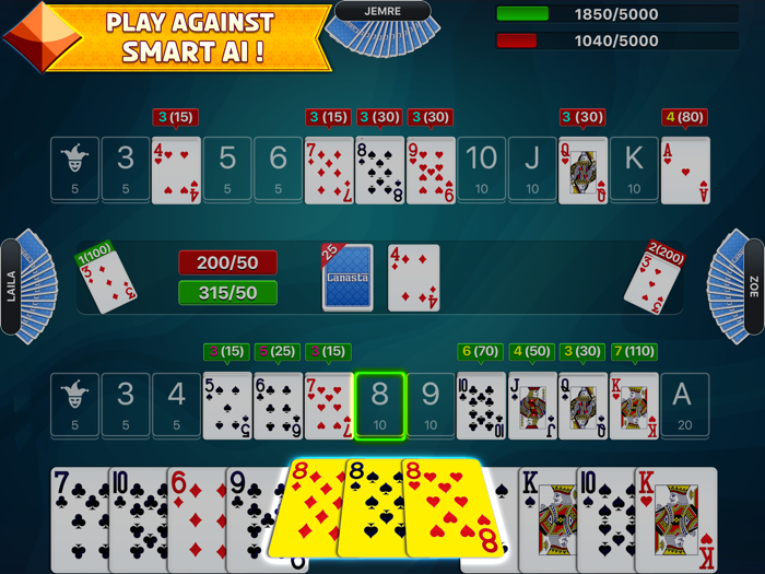 Canasta - Fun Classic Cardgame