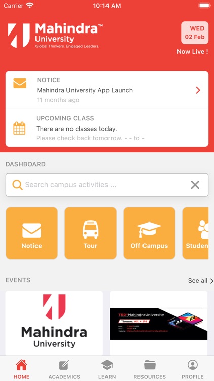 MU Official App