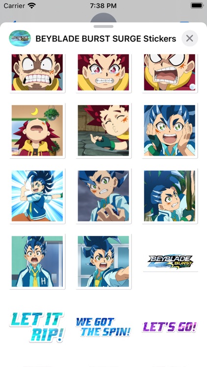 BEYBLADE BURST SURGE Stickers