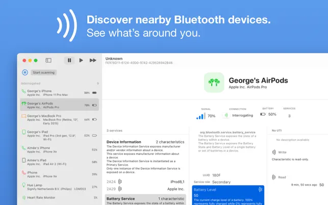 Captura 1 Bluetooth Inspector iphone