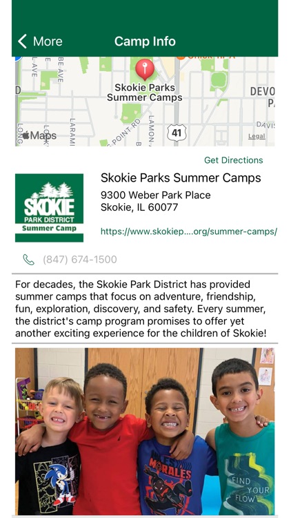 Skokie Parks Summer Camps