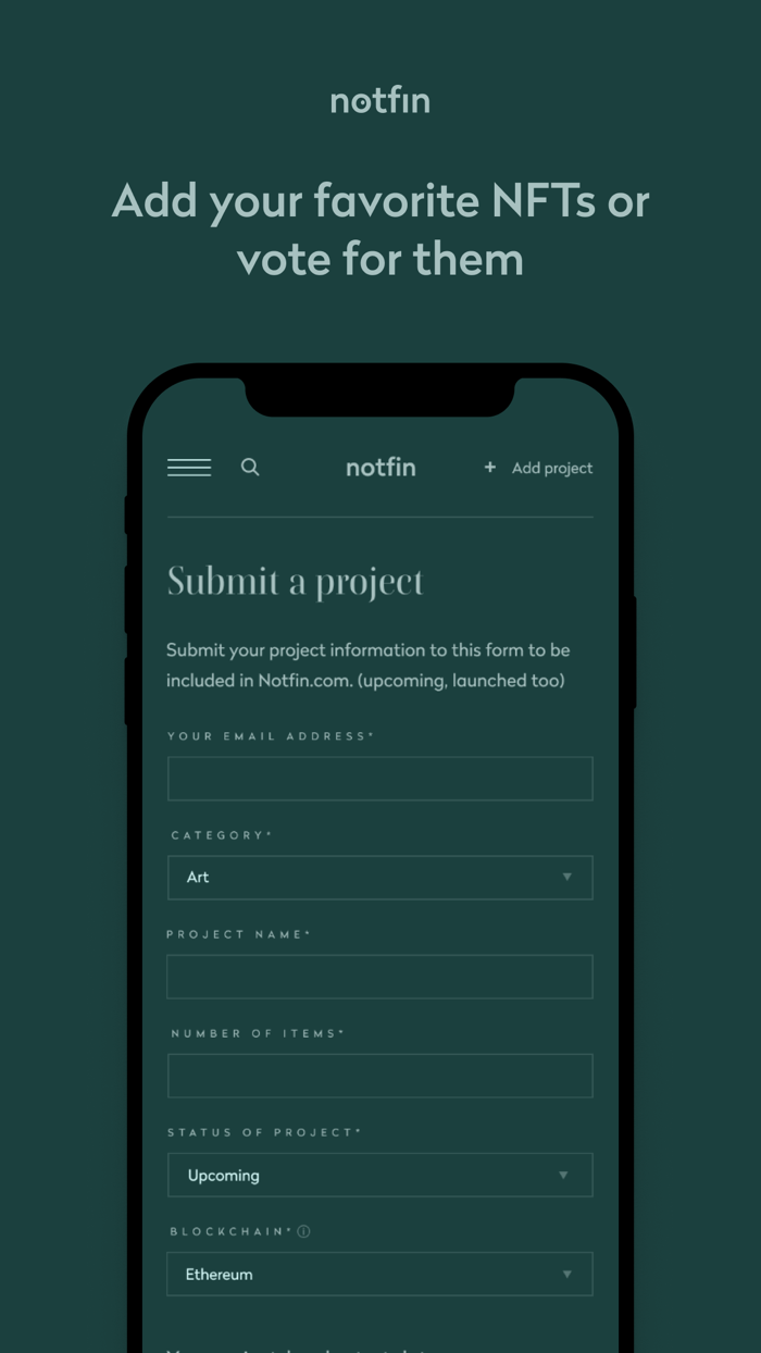 notfin New NFT  crypto art