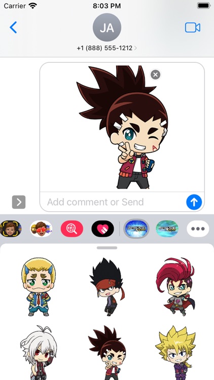 BEYBLADE BURST Stickers