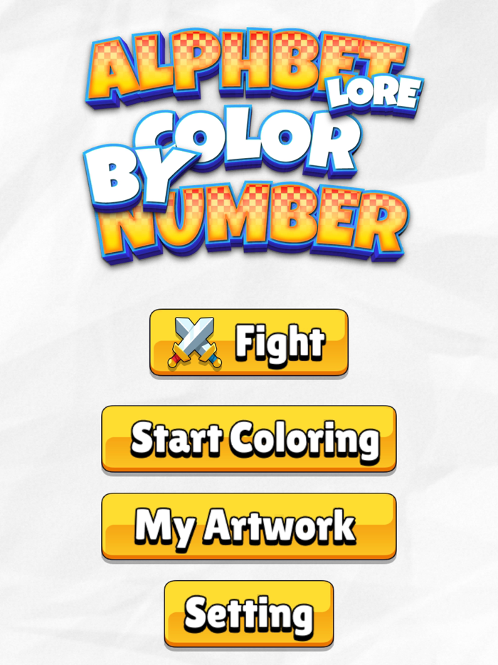 Alphabet Lore Color By Number