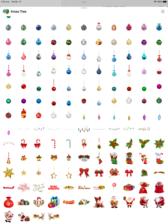Decor Christmas Tree Stickers