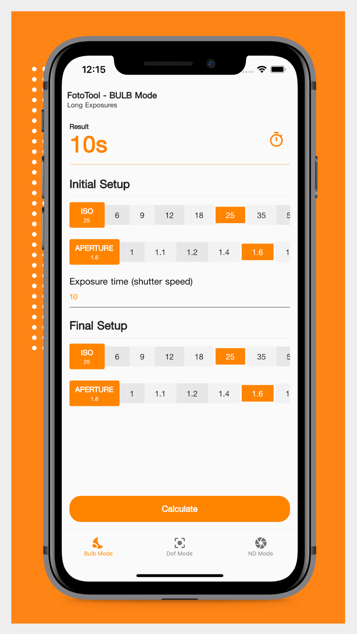 Photographer Tools calculation