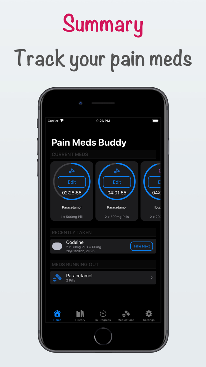 Pain Meds Buddy