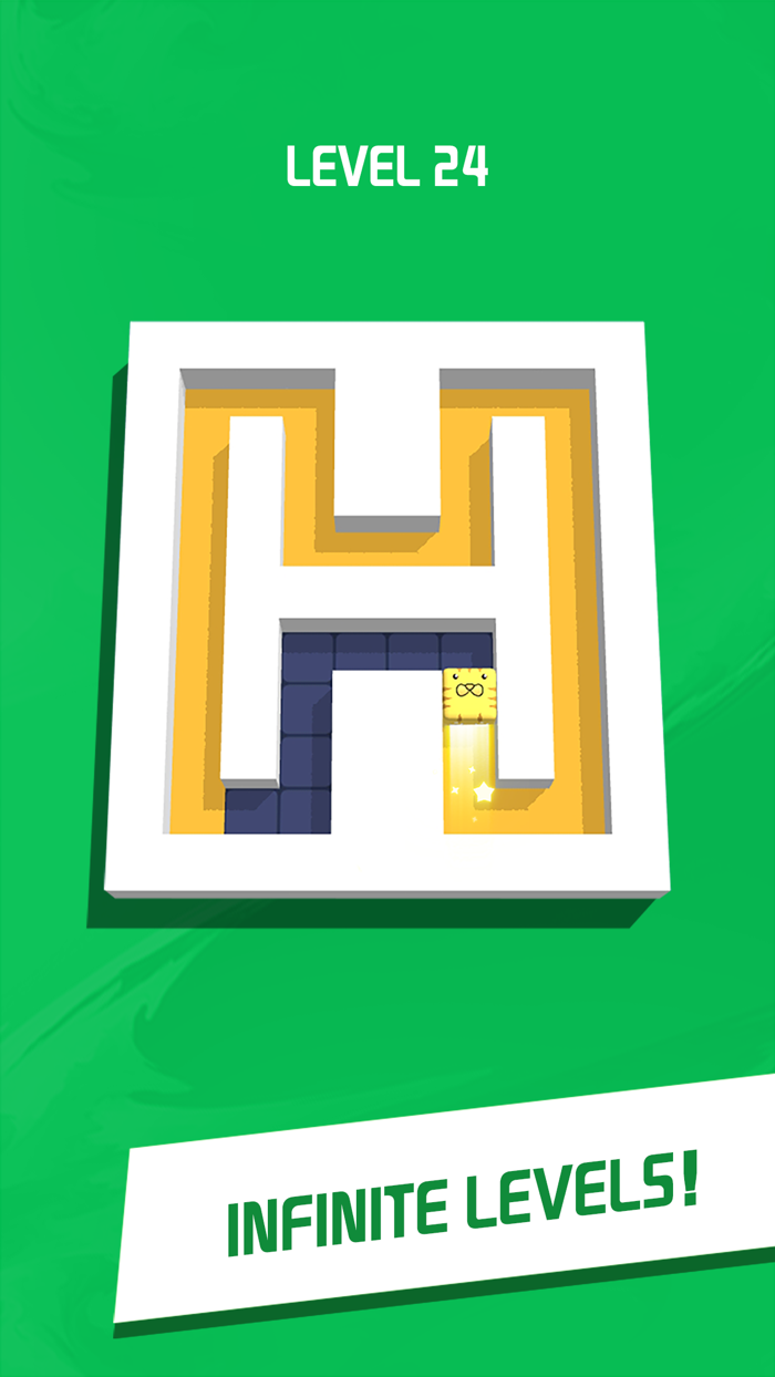 Rolling Cube - Maze Fill