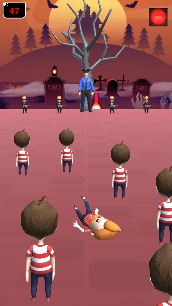 Angry Cops Red Green alert