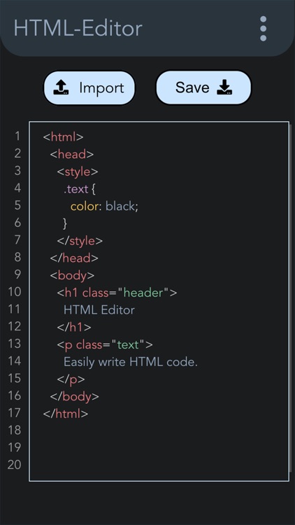 HTML Editor - .html Editor