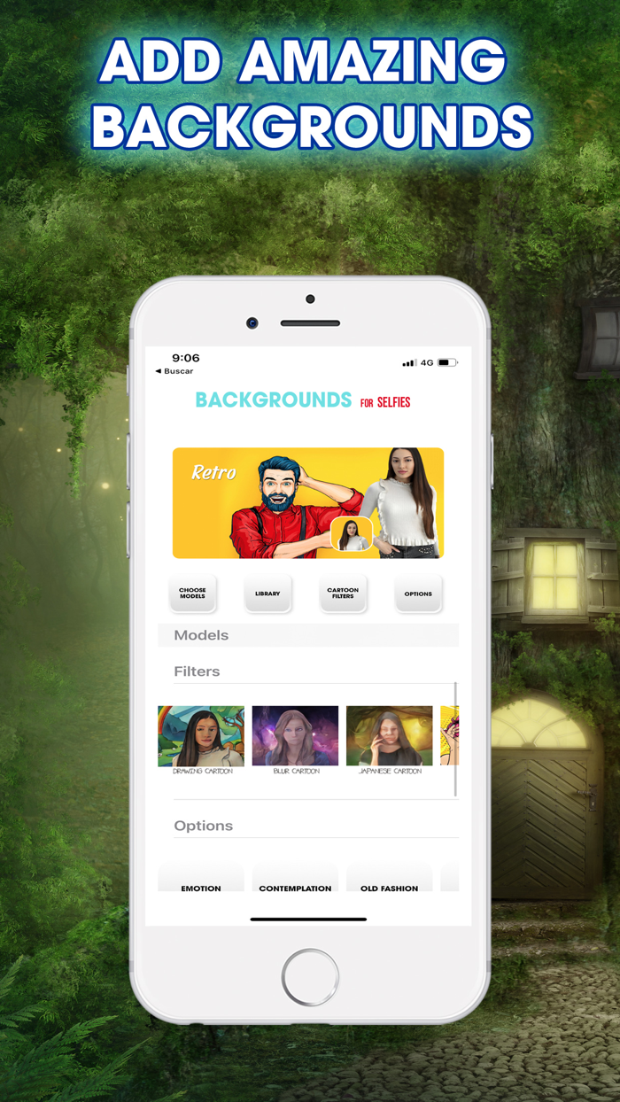 Backgrounds for Selfies