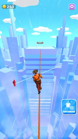 Game screenshot Rope Rescue & Zipline Fun Game apk