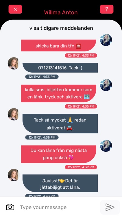 Låna biljett