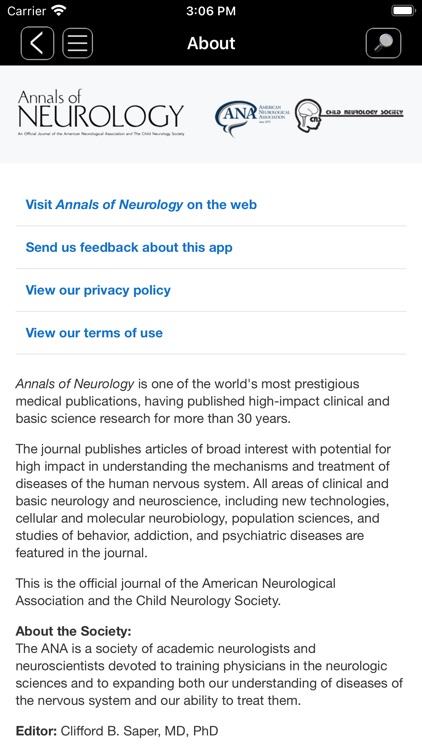 Annals of Neurology screenshot-3