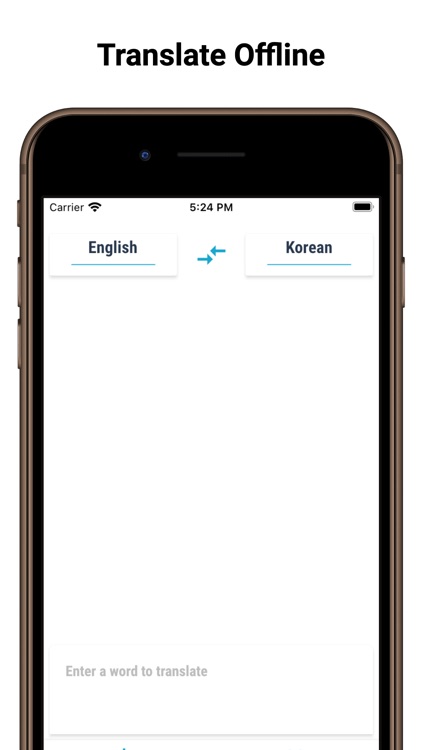 Korean Translator Offline!