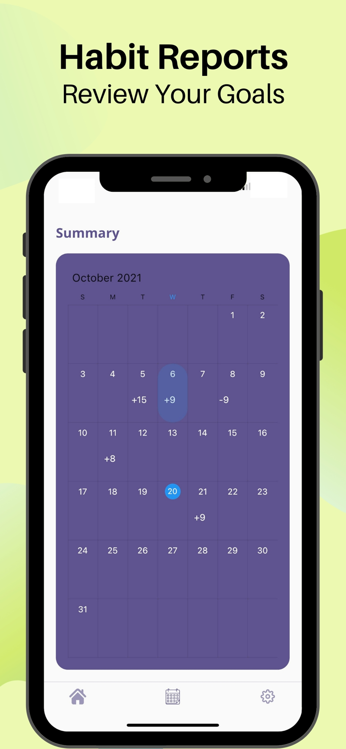 Habit Tracker Easy Goal