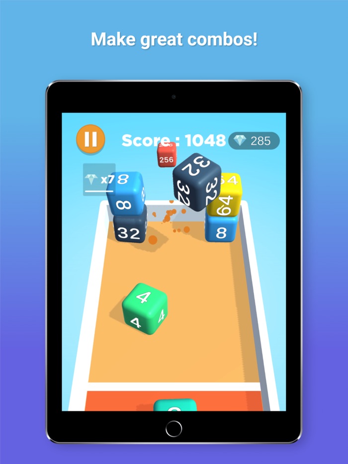 4096 Merge Puzzle Game