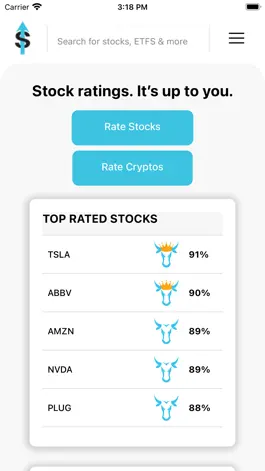 Game screenshot Stoxup: Stock & Crypto Ratings apk