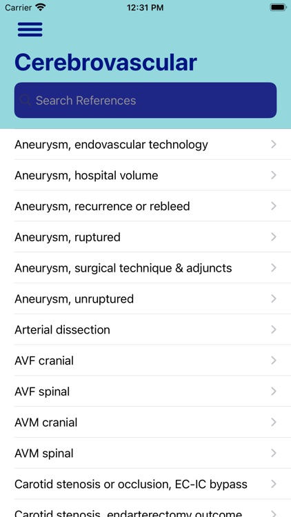 Cerebrovascular & Stroke: WTD