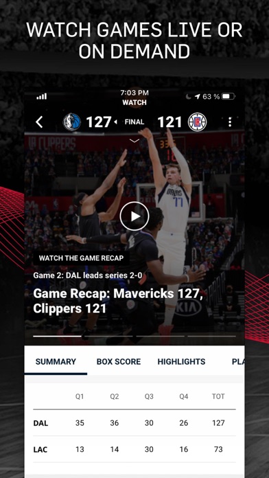 NBA: Live Games & Scores iphone images