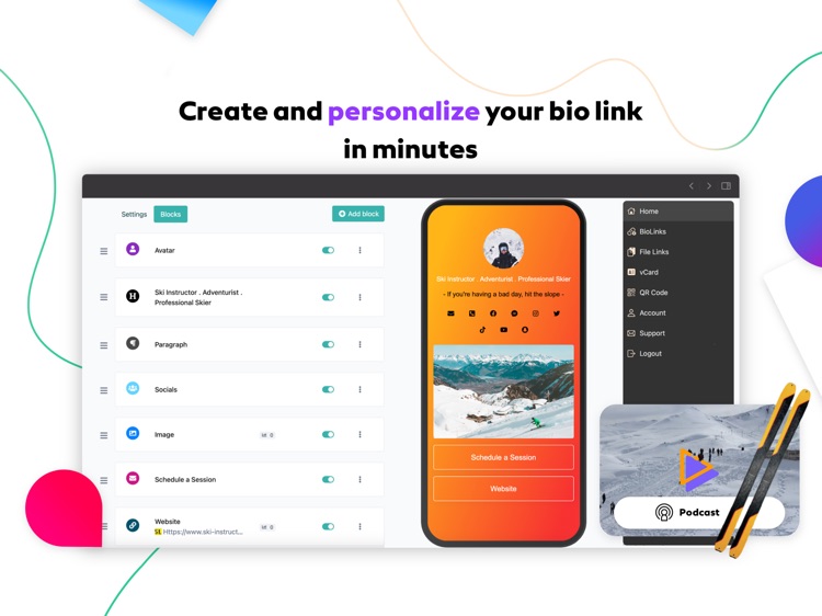 BioSprout—Link & Site Creator